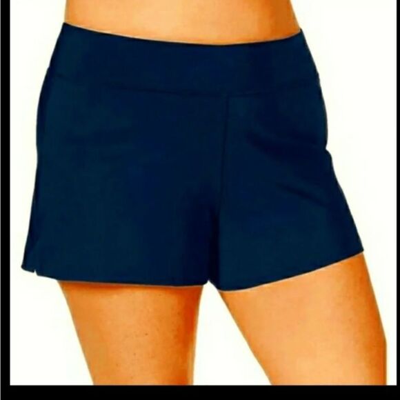 Swim Solutions Pull-On Swim Shorts sz 14 - Picture 1 of 12